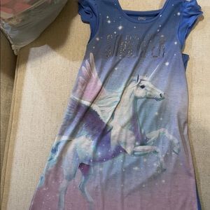 Unicorn pajama dress